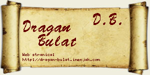 Dragan Bulat vizit kartica